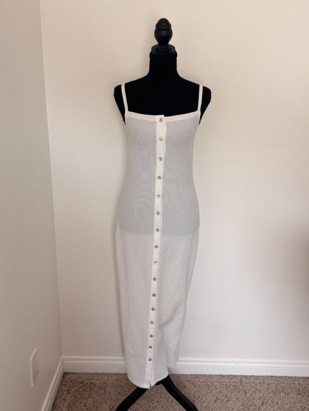 Edikted White Maxi Dress